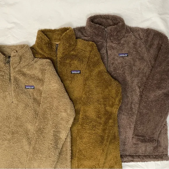 Patagonia Men's Los Gatos Coriander Brown Fleece Sweater - Picture 10 of 10